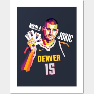 Nikola Jokic WPAP Posters and Art